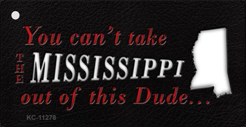 Mississippi Dude Novelty Metal Key Chain KC-11278