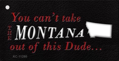 Montana Dude Novelty Metal Key Chain KC-11280