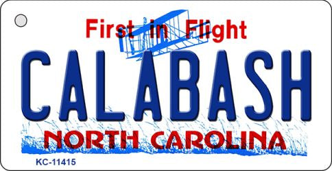 Calabash North Carolina Novelty Metal Key Chain KC-11415