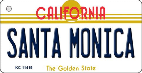 Santa Monica California Novelty Metal Key Chain KC-11419