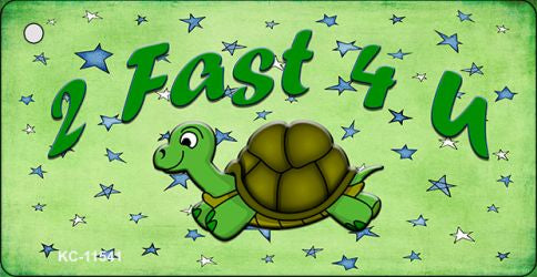 2 Fast 4 U Novelty Metal Key Chain KC-11541