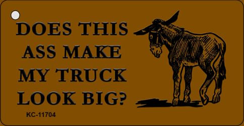 Does This Ass Novelty Metal Key Chain KC-11704