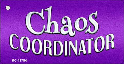Chaos Coordinator Novelty Metal Key Chain KC-11784