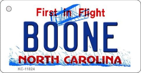 Boone North Carolina Novelty Metal Key Chain KC-11824