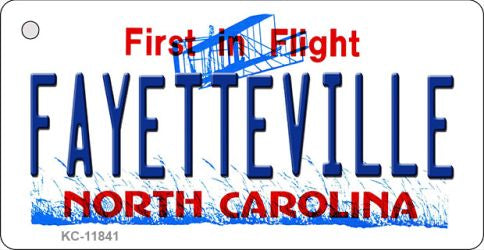 Fayetteville North Carolina Novelty Metal Key Chain KC-11841