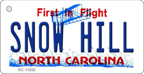 Snow Hill North Carolina Novelty Metal Key Chain KC-11852