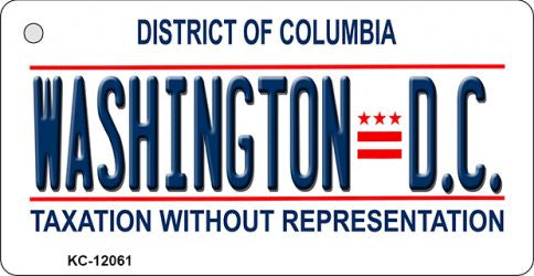 District Of Columbia State Novelty Metal Key Chain KC-12061