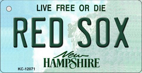 Red Sox New Hampshire State Novelty Metal Key Chain KC-12071