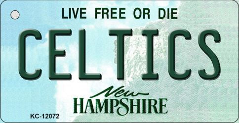 Celtics New Hampshire State Novelty Metal Key Chain KC-12072