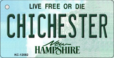 Chichester New Hampshire State Novelty Metal Key Chain KC-12082