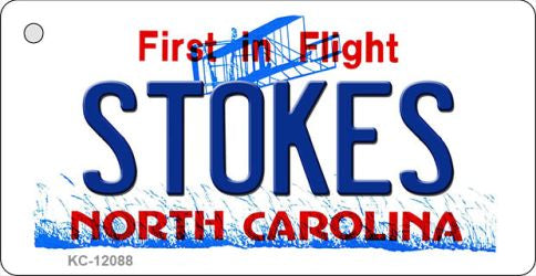 Stokes North Carolina State Novelty Metal Key Chain KC-12088