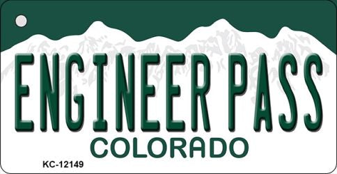 Engineer Pass Colorado Novelty Metal Key Chain KC-12149