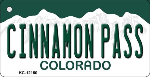 Cinnamon Pass Colorado Novelty Metal Key Chain KC-12150