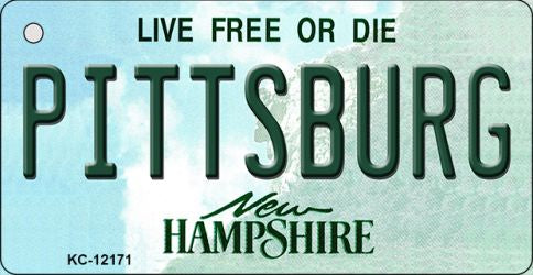 Pittsburg New Hampshire Novelty Metal Key Chain KC-12171