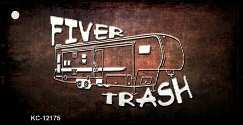Fiver Trash Novelty Metal Key Chain KC-12175