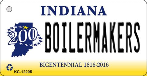Boilermakers Indiana Novelty Metal Key Chain KC-12205