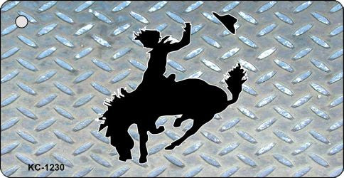 Bucking Bronco Diamond Novelty Aluminum Key Chain KC-1230