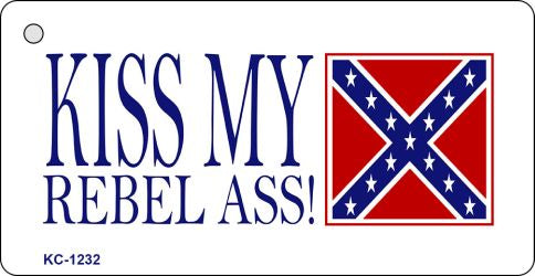 Kiss My Ass Novelty Aluminum Key Chain KC-1232