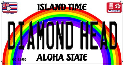 Diamond Head Novelty Metal Key Chain KC-12553