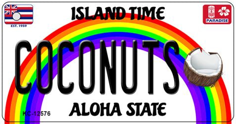 Coconuts Novelty Metal Key Chain KC-12576