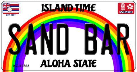 Sand Bar Novelty Metal Key Chain KC-12583