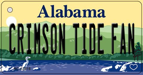 Crimson Tide Fan Novelty Metal Key Chain KC-12616