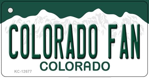 Colorado Fan Novelty Metal Key Chain KC-12677