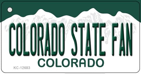 Colorado State Fan Novelty Metal Key Chain KC-12683