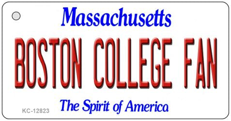Boston College Fan Novelty Metal Key Chain KC-12823