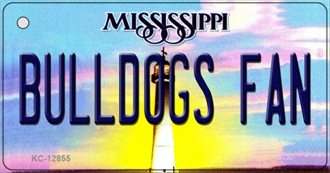 Bulldogs Fan Novelty Metal Key Chain KC-12855