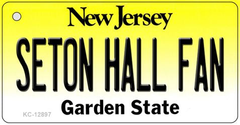 Seton Hall Fan Novelty Metal Key Chain KC-12897