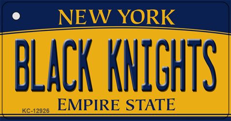 Black Knights Novelty Metal Key Chain KC-12926