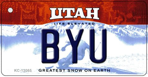 BYU Novelty Metal Key Chain KC-13065