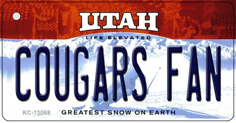 Cougars Fan Novelty Metal Key Chain KC-13068