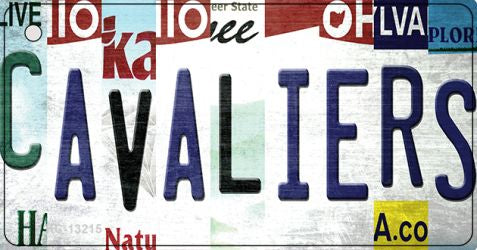 Cavaliers Strip Art Novelty Metal Key Chain KC-13215