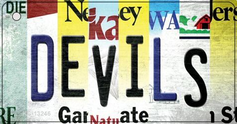 Devils Strip Art Novelty Metal Key Chain KC-13246