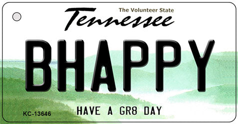 Be Happy Novelty Metal Key Chain KC-13646