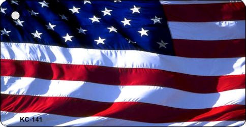 American Flag Novelty Aluminum Key Chain KC-141