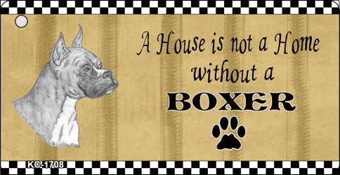 Boxer Pencil Sketch Novelty Metal Key Chain KC-1708