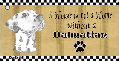 Dalmatian Pencil Sketch Novelty Metal Key Chain KC-1718