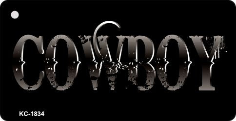 Cowboy Novelty Aluminum Key Chain KC-1834