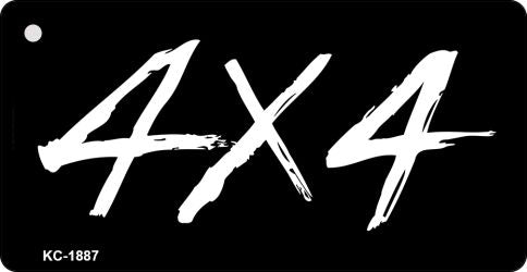 4X4 Novelty Aluminum Key Chain KC-1887