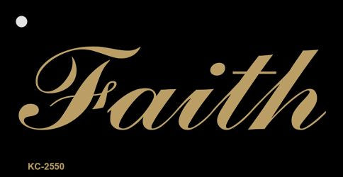 Faith Novelty Aluminum Key Chain KC-2550