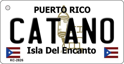 Catano Puerto Rico Flag Novelty Aluminum Key Chain KC-2826
