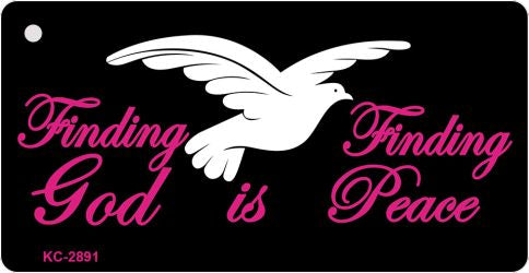 Finding God Novelty Aluminum Key Chain KC-2891