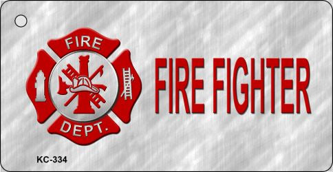 Fire Fighter Novelty Aluminum Key Chain KC-334