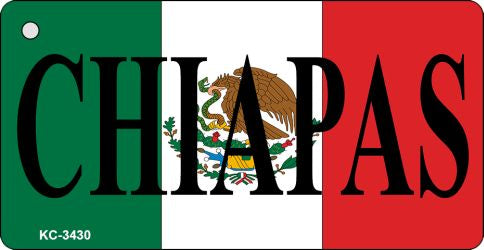 Chiapas Metal Novelty Aluminum Key Chain KC-3430