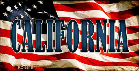 California Novelty Aluminum Key Chain KC-3616