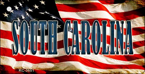 South Carolina Novelty Aluminum Key Chain KC-3651