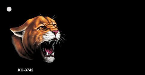 Cougar OffSet Novelty Aluminum Key Chain KC-3742